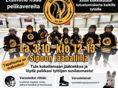 Sipoon Wolf on mukana Jääkiekkoliiton tyttökiekkoviikossa!
